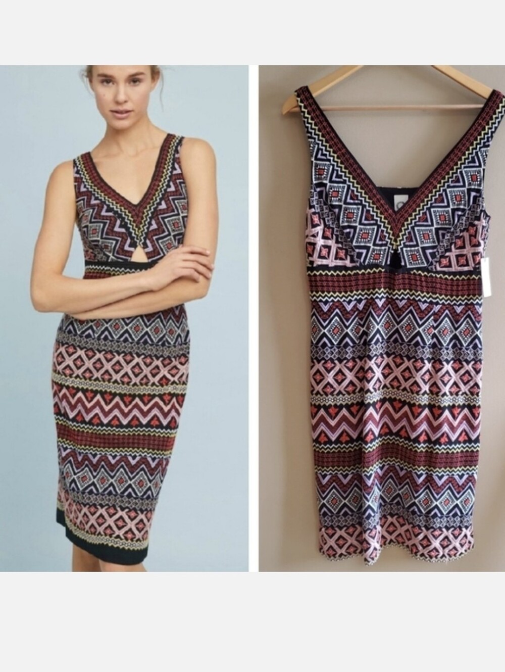 🐸 NWT Embroidered Anthropologie Dress sz 10